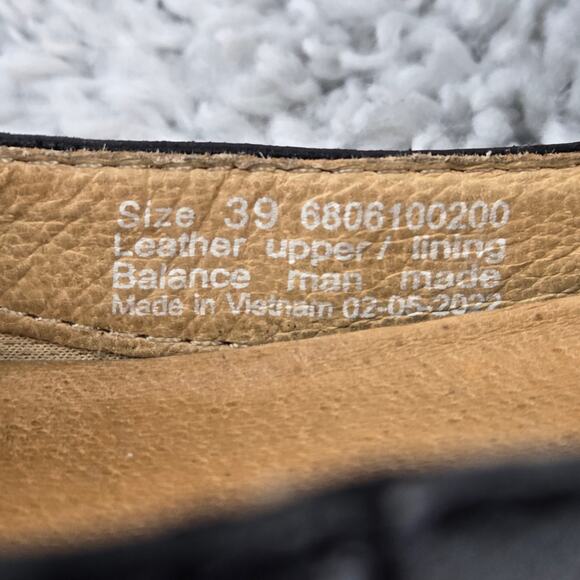 Dansko Marcella Black Leather Mary Jane Mini Wedge Comfort Daily Shoe Womens 39 - Picture 14 of 14